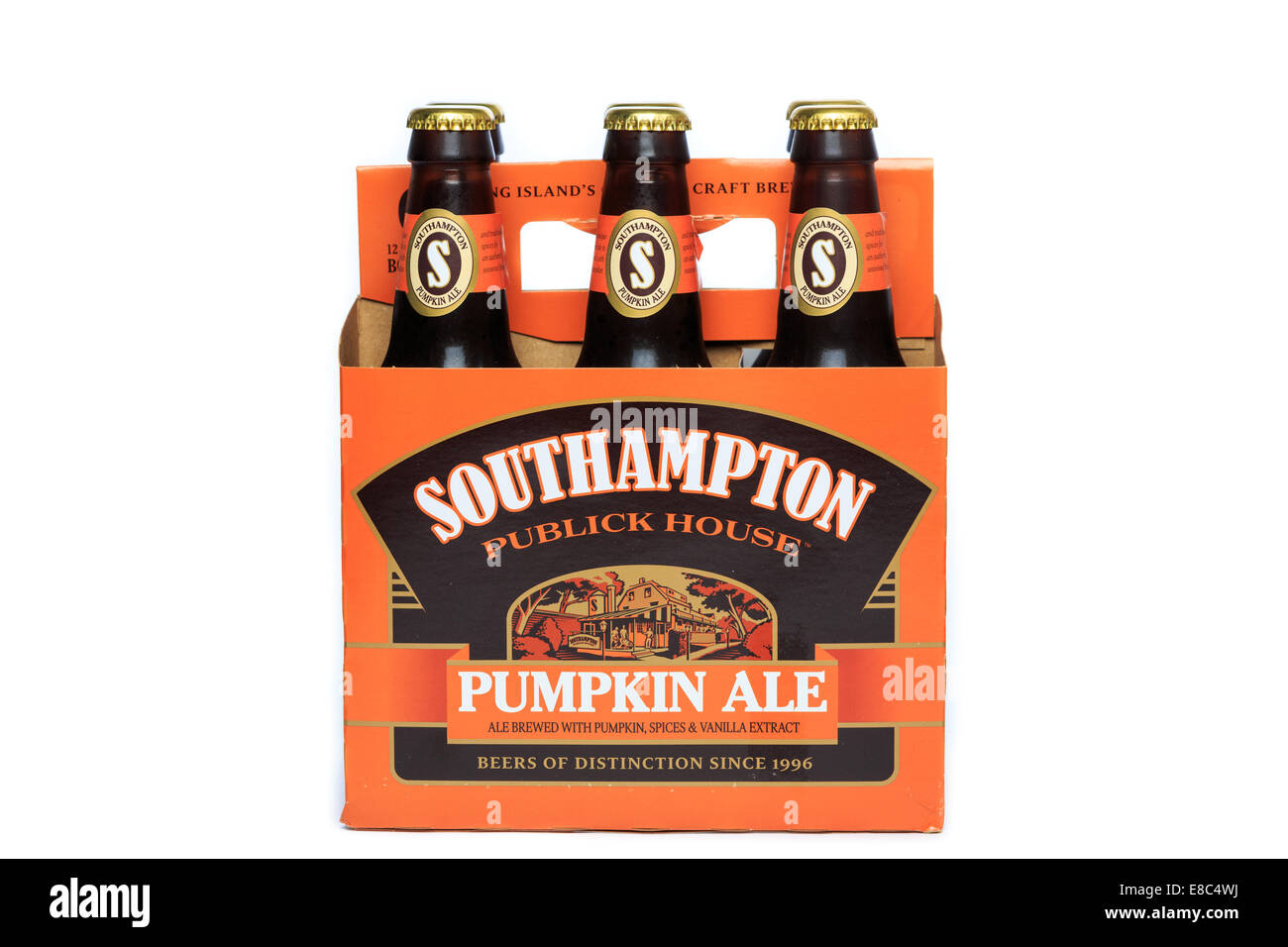 A six pack of Southampton Publick House Pumpkin Ale Stock Photo Alamy