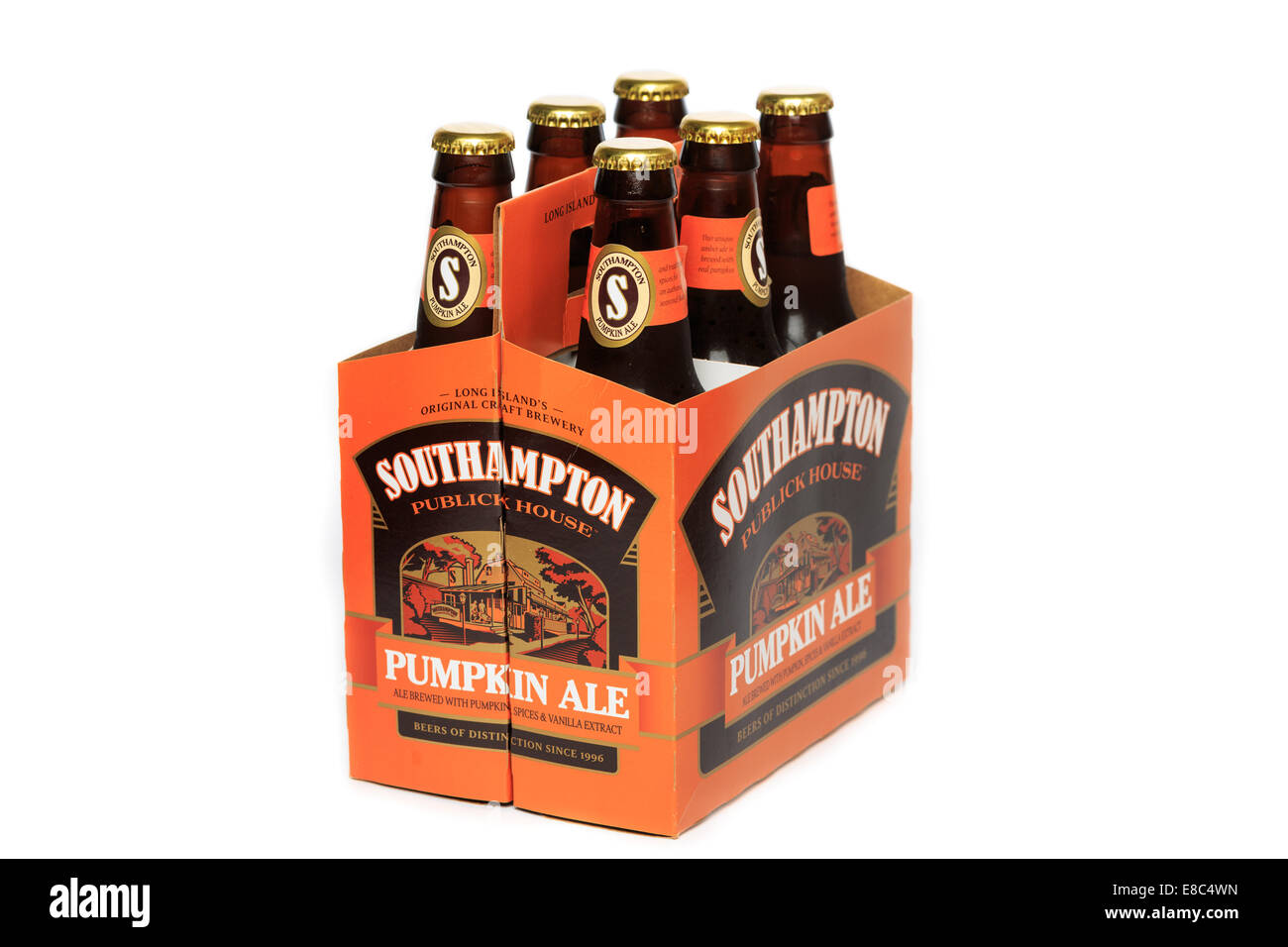 A six pack of Southampton Publick House Pumpkin Ale Stock Photo Alamy
