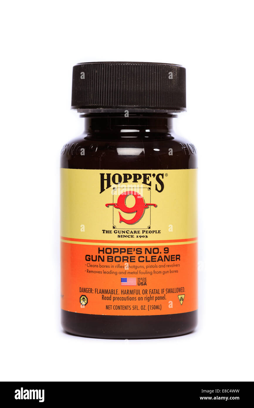 Hoppe's No. 9 Gun Bore Cleaner Stock Photo