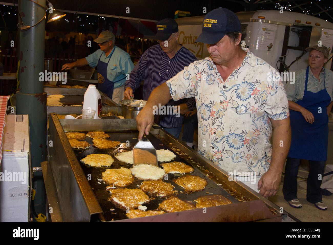 Fredericksburg oktoberfest potato pancake hires stock photography and