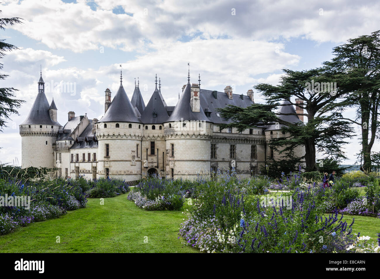 Castle of  Chaumont sur Loire - France Stock Photo