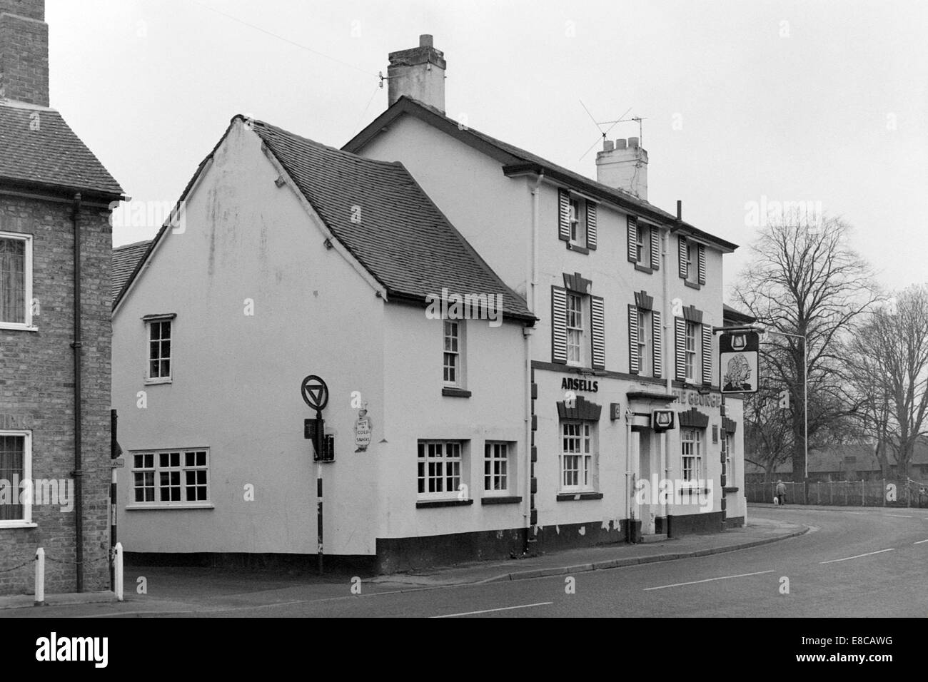 the george inn at old bilton rugby england during the late 1970s Stock Photo