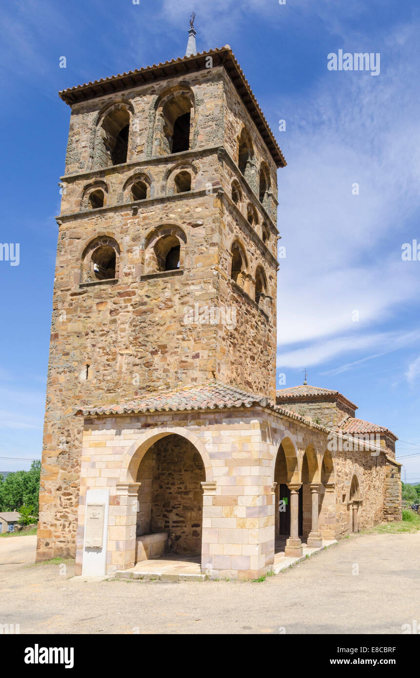 The Iglesia de Santa Maria in Tabara, Zamora, Castile and Leon, Spain Stock Photo