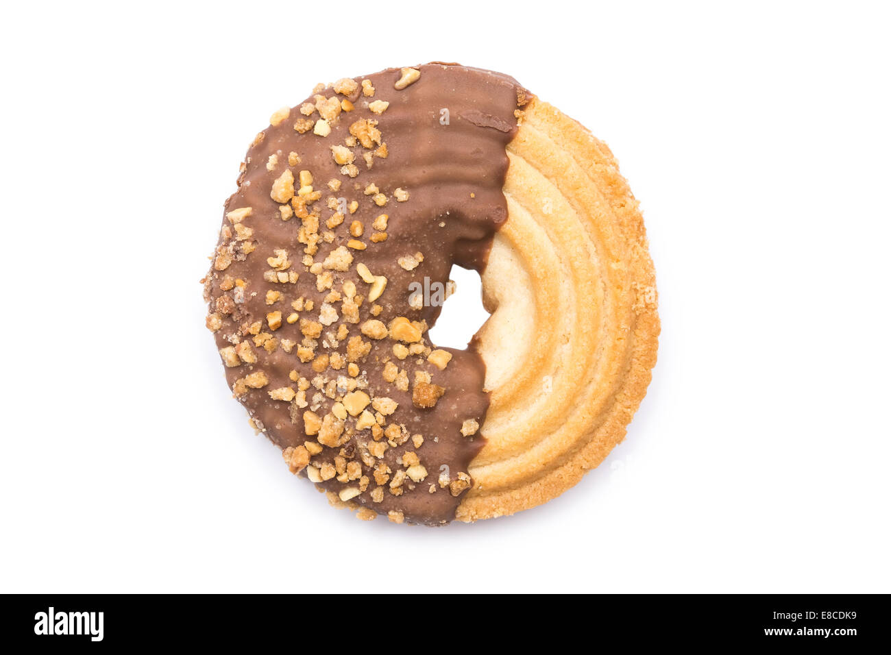 Cake round biscuits brown Cut Out Stock Images & Pictures Alamy