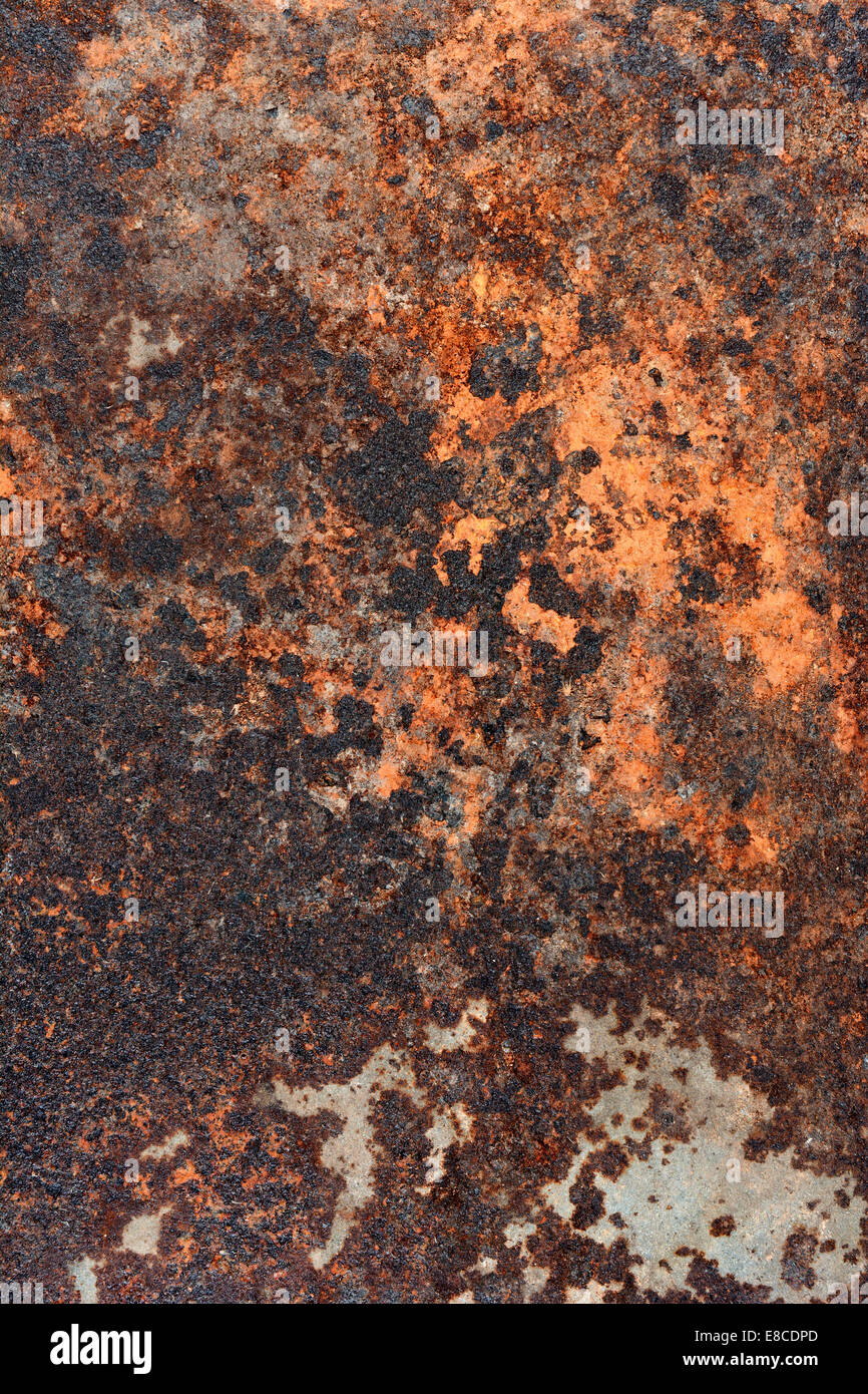 Closeup of a rusty metal grunge background. Stock Photo