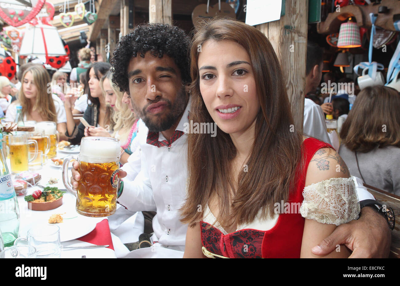 Munich Germany 5th Oct 2014 Dante L Of Fc Bayern Muenchen