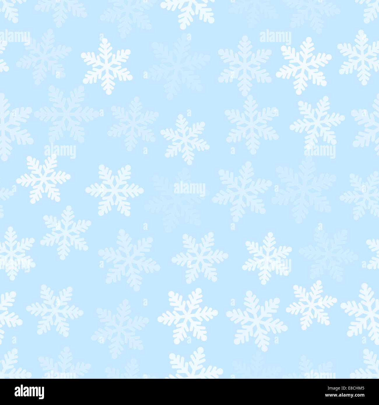Abstract blue and white christmas background with snowflakes Stock ...