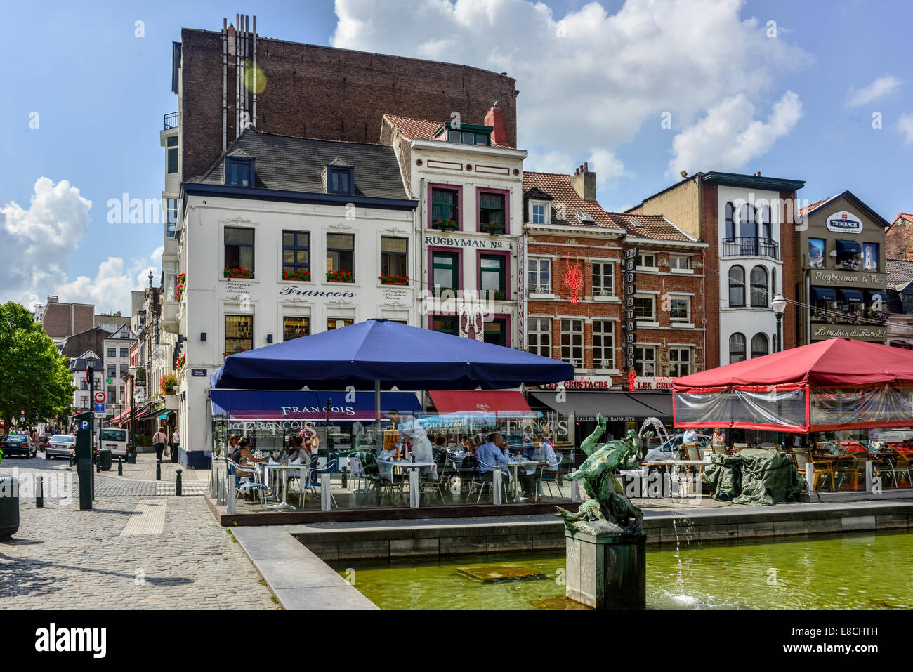Belgium , Brussels , Color , Europe , Street tourist Stock Photo