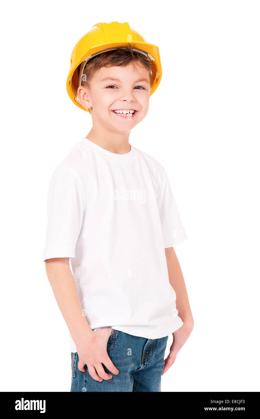 Child in hard hat hires stock photography and images Alamy