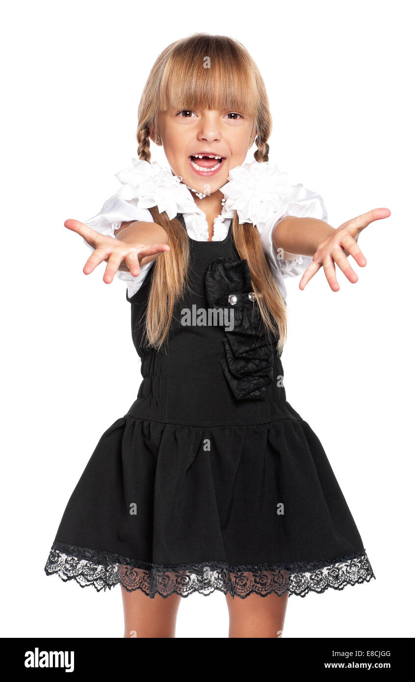 Happy little girl Stock Photo