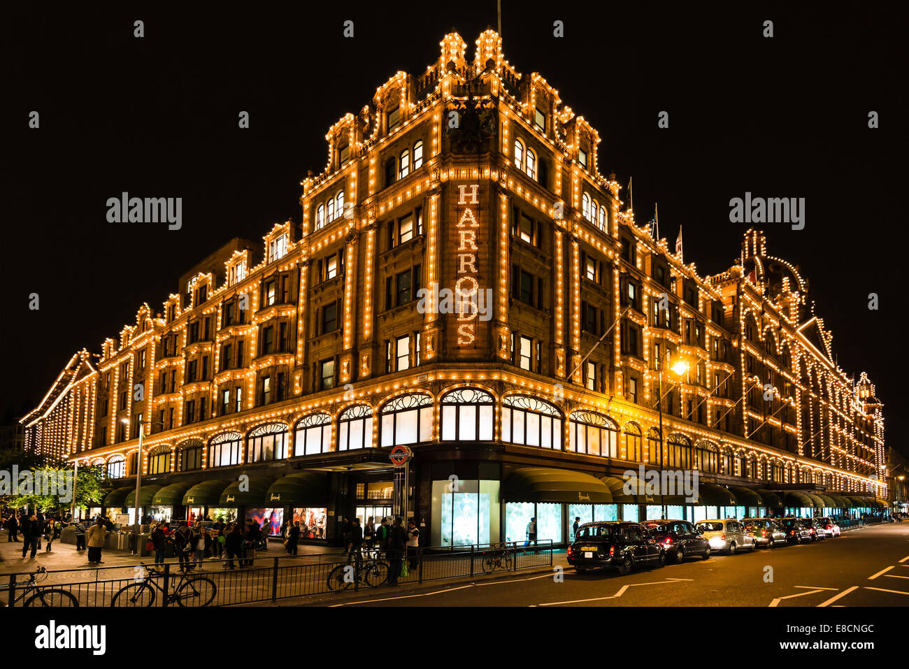 London underground sign harrods knightsbridge hires stock photography