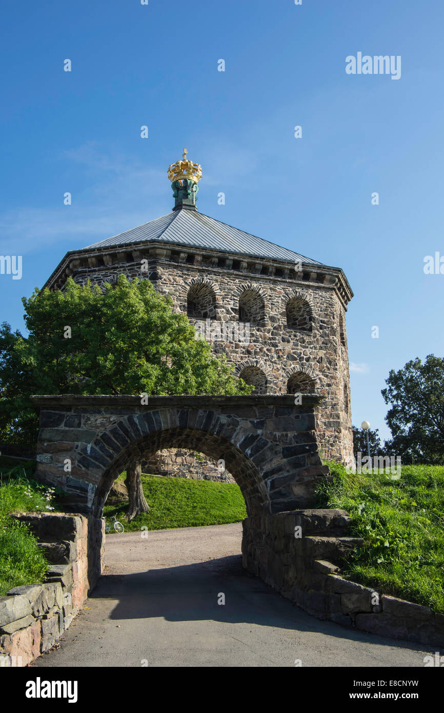 Skansen Crown in Gothenburg, is a defense plant by the end of the 1600s Stock Photo