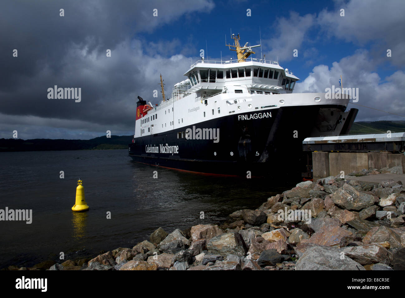Caledonian Macbride (CalMac) car ferry Finlaggan en route from