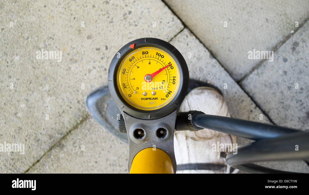 bicycle pump gauge
