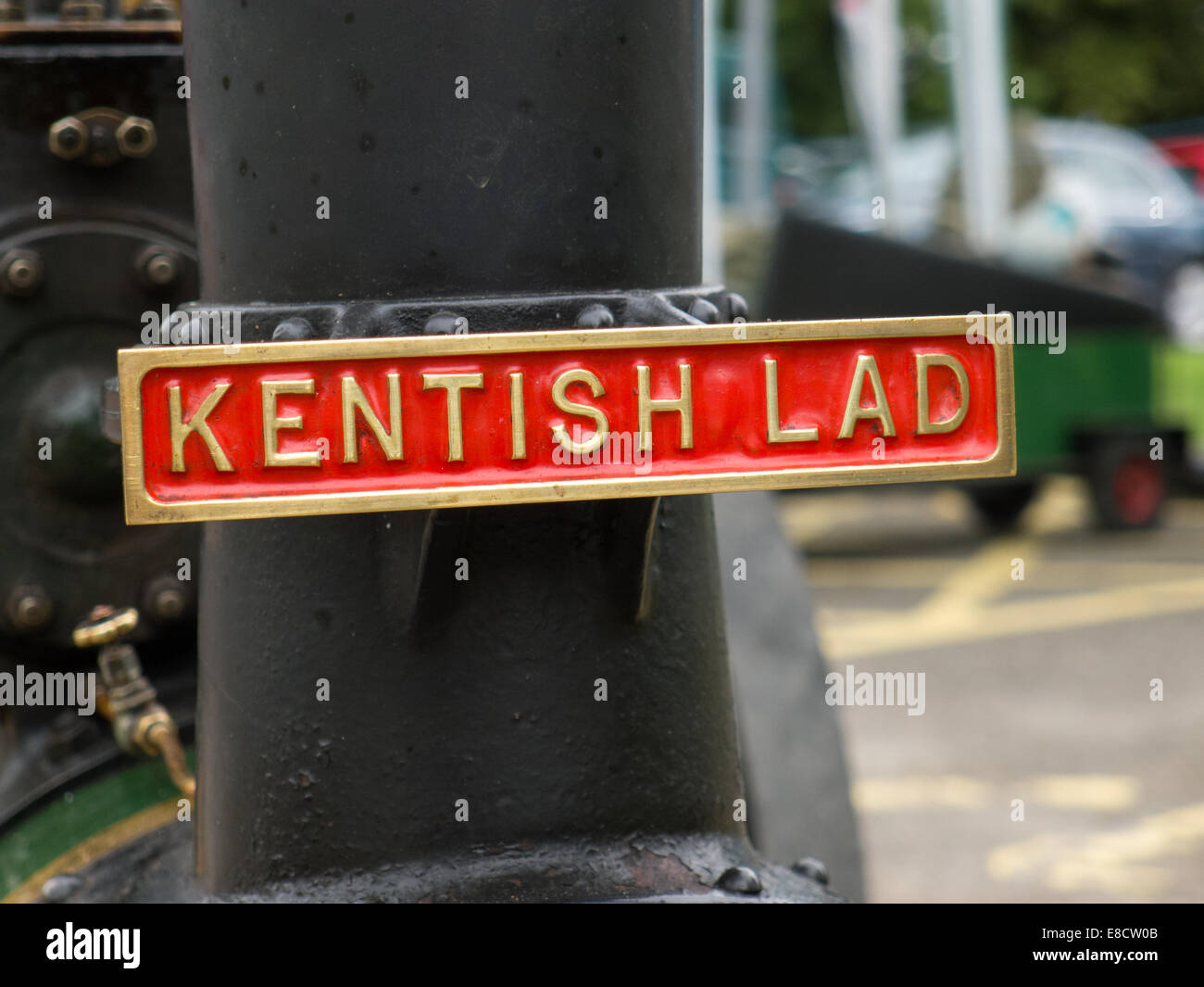 Kentish Lad steam traction engine Stock Photo