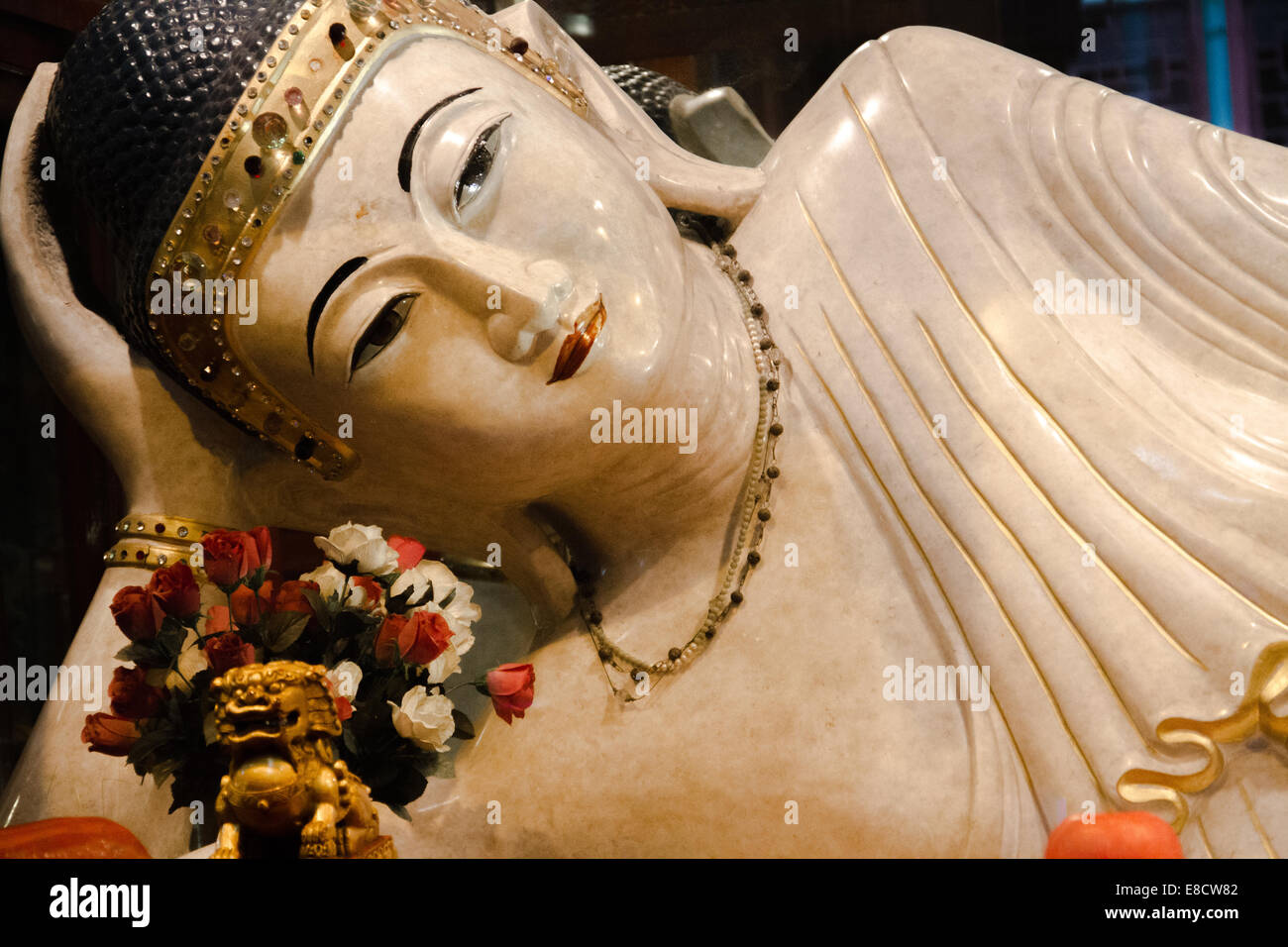 Jade Buddha Temple in Shanghai China Stock Photo