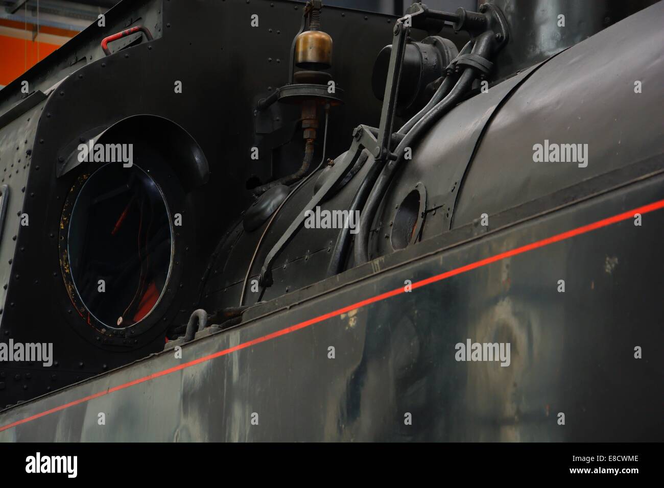 Detail of steam locomotive Stock Photo