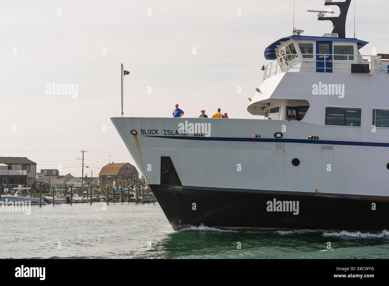 The Block Island Ferry located in Narragansett, Point Judith Galilee
