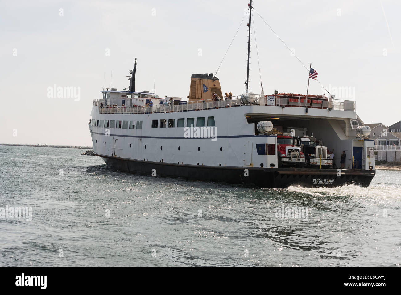 The Block Island Ferry located in Narragansett, Point Judith Galilee