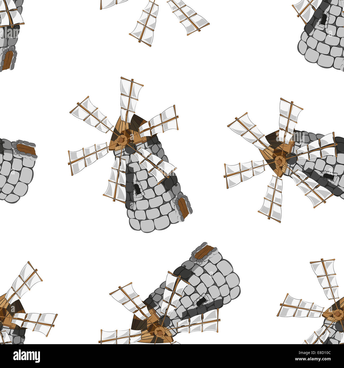 Windmill vector art hi-res stock photography and images - Alamy