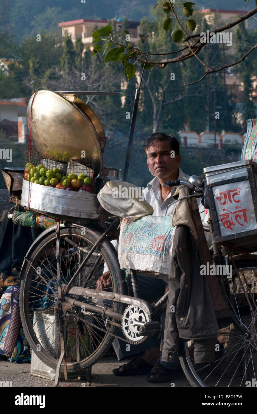 Indian street vendor hires stock photography and images Alamy