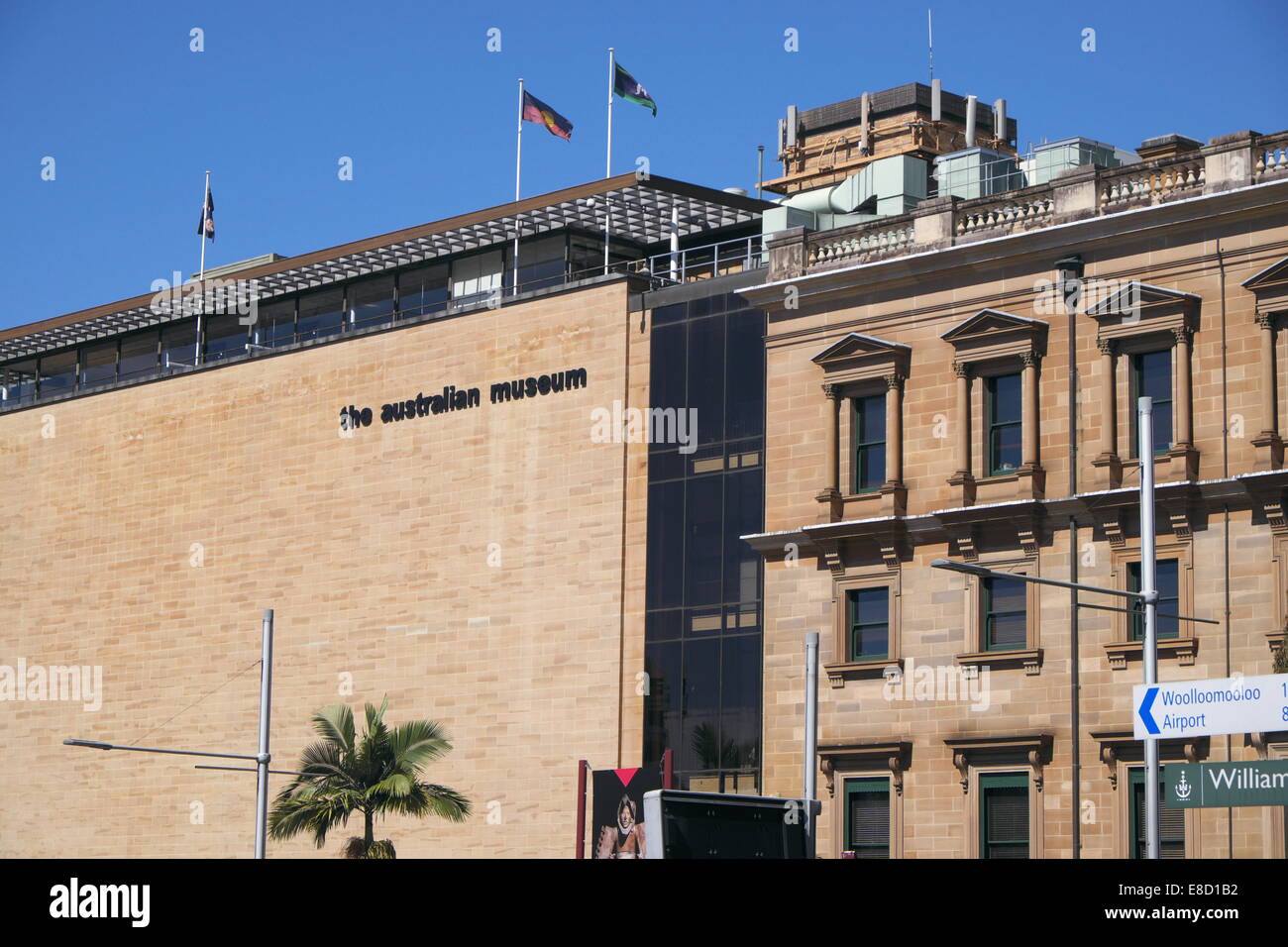 exterior of the Australian museum in college street,sydney,australia Stock Photo