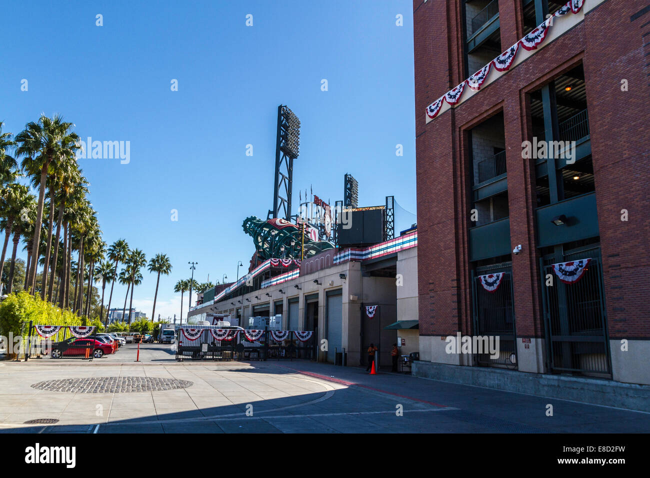 AT&T Ballpark in San Francisco home of the San Francisco Giants who in 2014 are in National League Division Series Stock Photo