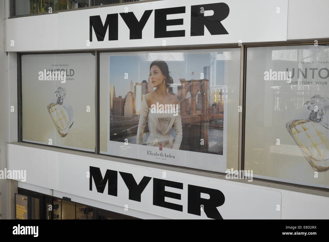Myer department store in warringah mall shopping centre,sydney