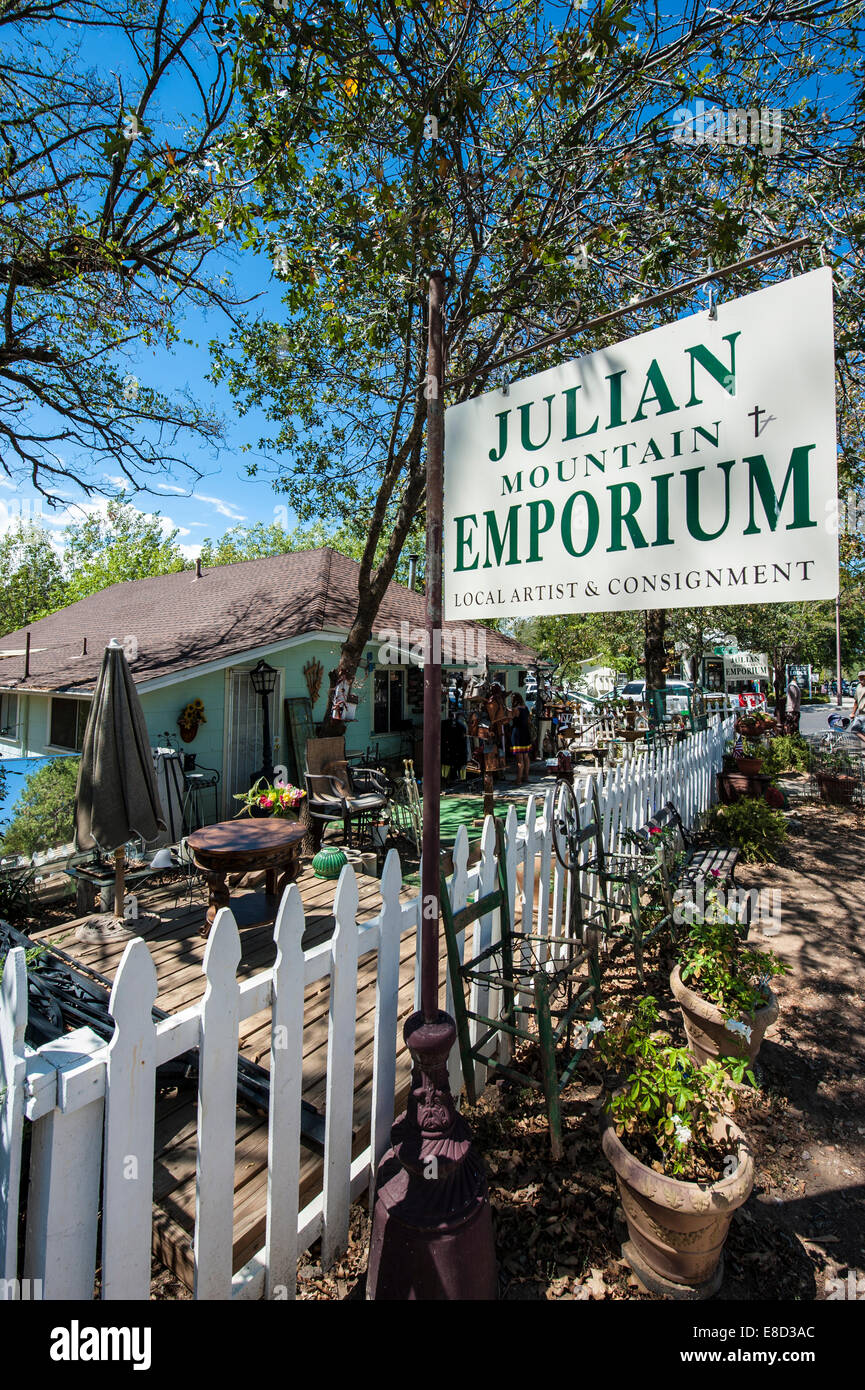 Julian settlement in Southern California, USA Stock Photo Alamy