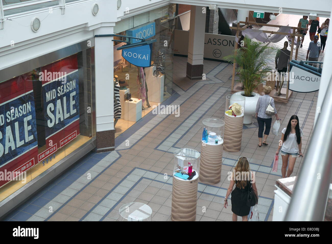 warringah mall shopping centre in north sydney,australia Stock Photo