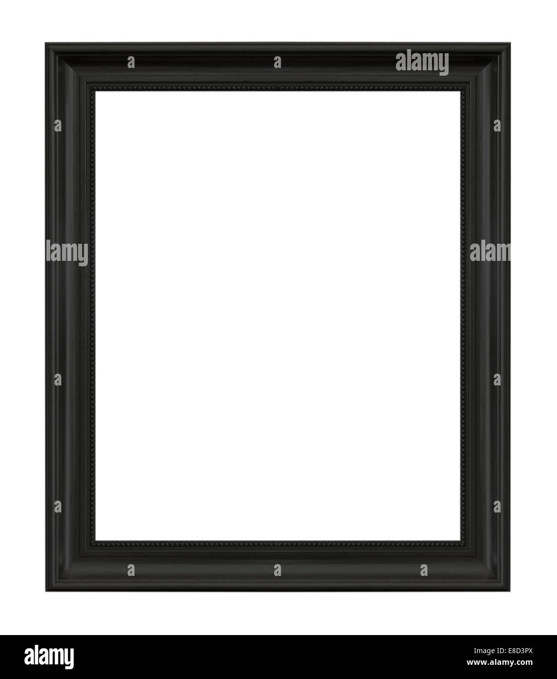 Old antique black frame isolated black background Stock Photo - Alamy