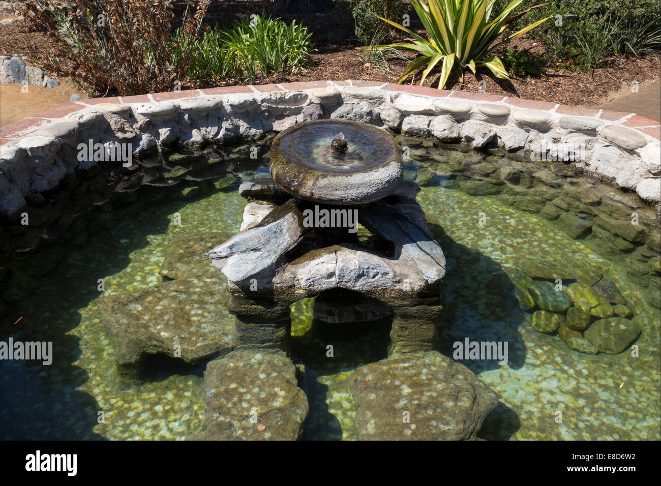 Water fountain, fountain, Mission San Juan Capistrano, city, San Juan