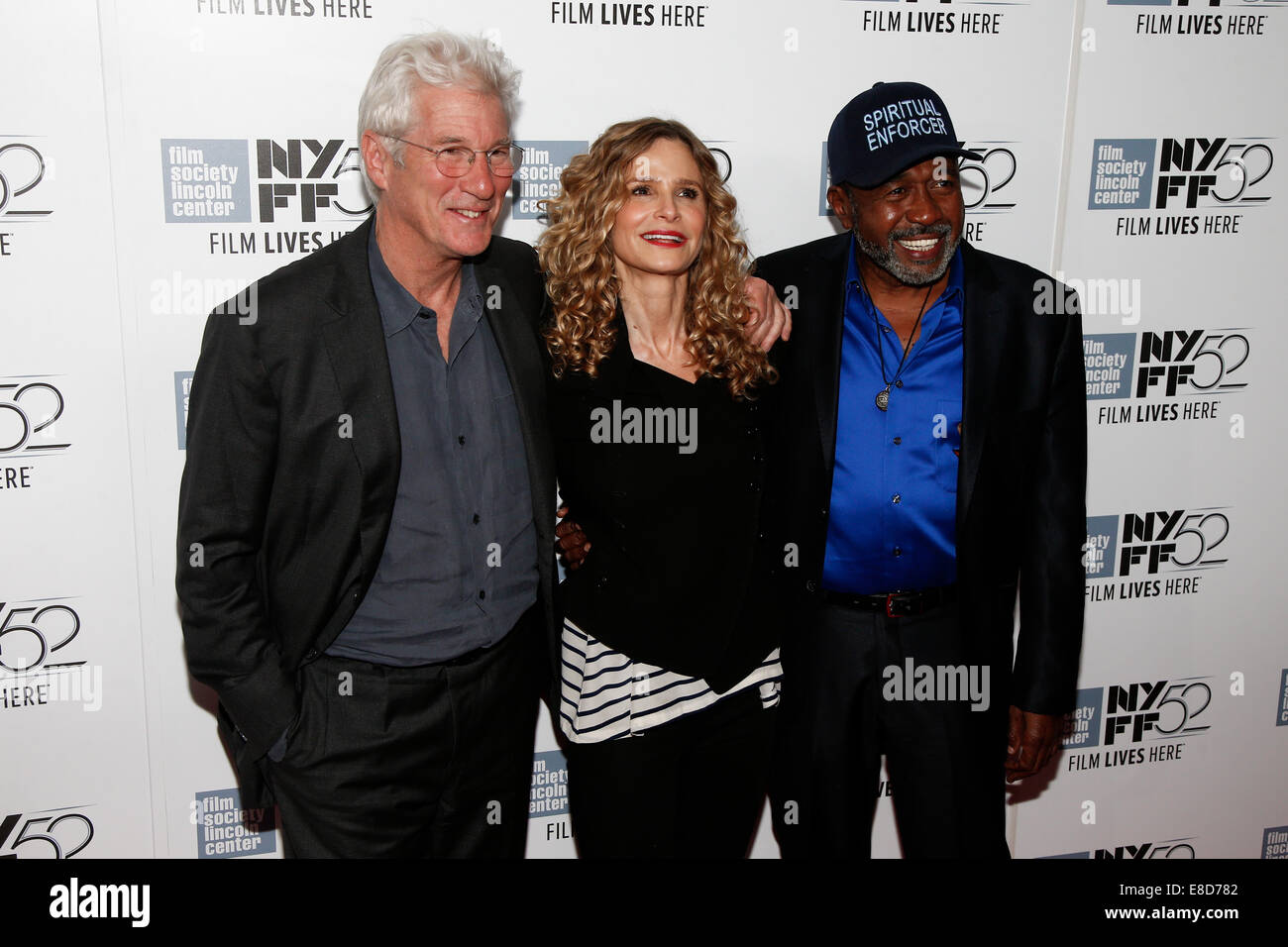 New York, USA. 5th October, 2014. (L-R) Actors Richard Gere, Kyra Sedgwick and actor Ben Vereen attend the premiere of 'Time Out of Mind' at the 52nd New York Film Festival at Alice Tully Hall on October 5, 2014 in New York City. Credit:  Debby Wong/Alamy Live News Stock Photo