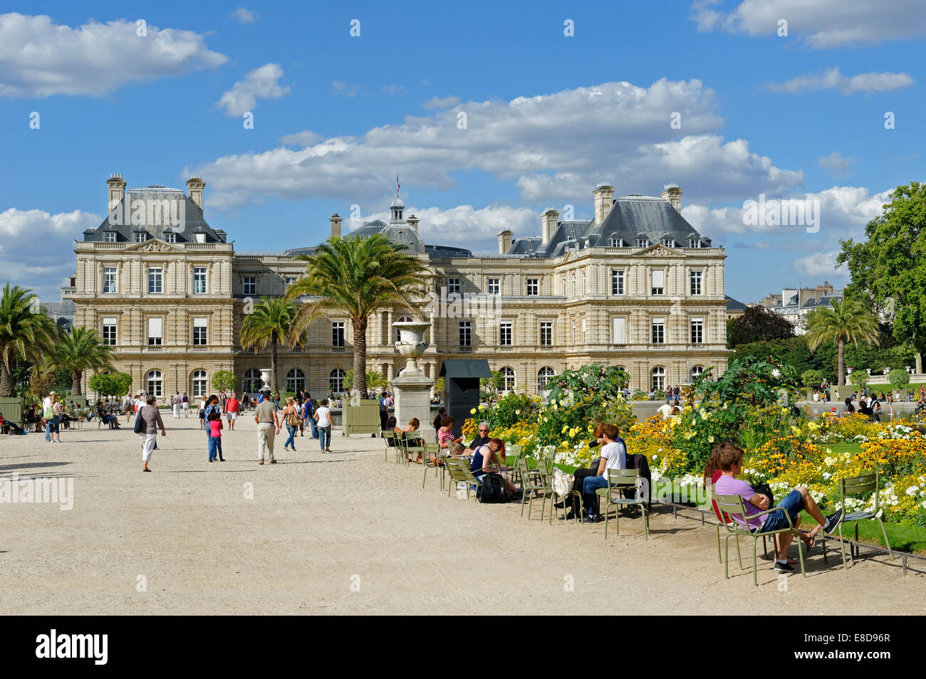 Palais du Luxembourg, garden facade, Jardin du Luxembourg, 6