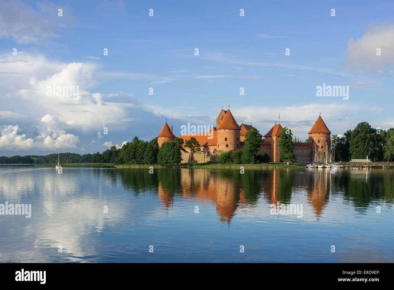 Trakai castle lake galve lithuania hi-res stock photography and images ...