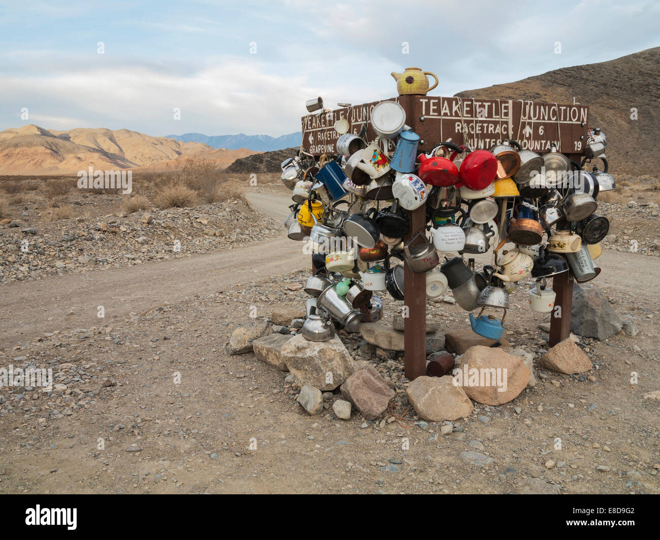 Teakettle Junction on Racetrack Road, Death Valley, Death Valley
