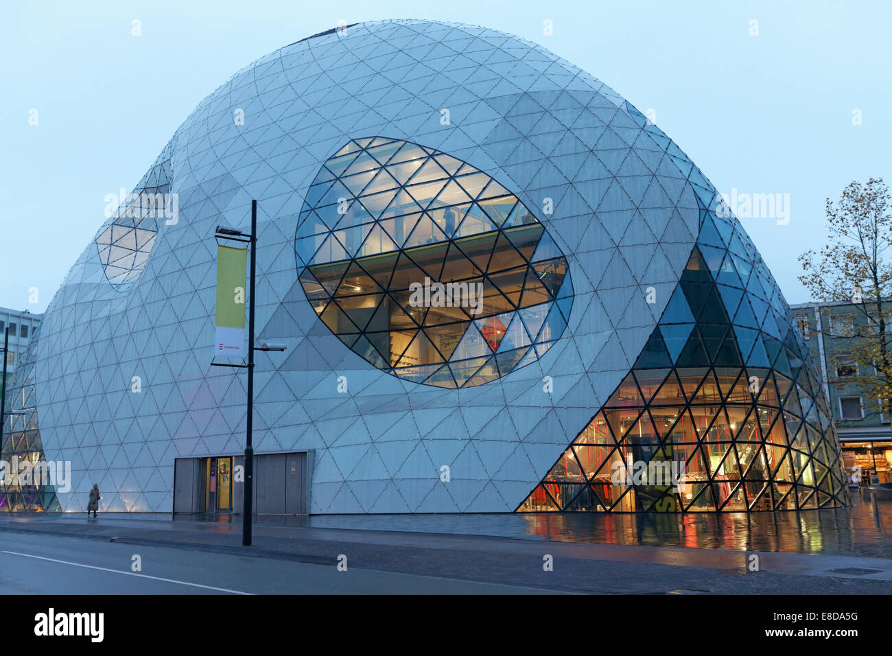&quot;The Blob&quot;, futuristic building, Eindhoven, North Brabant, Netherlands Stock Photo