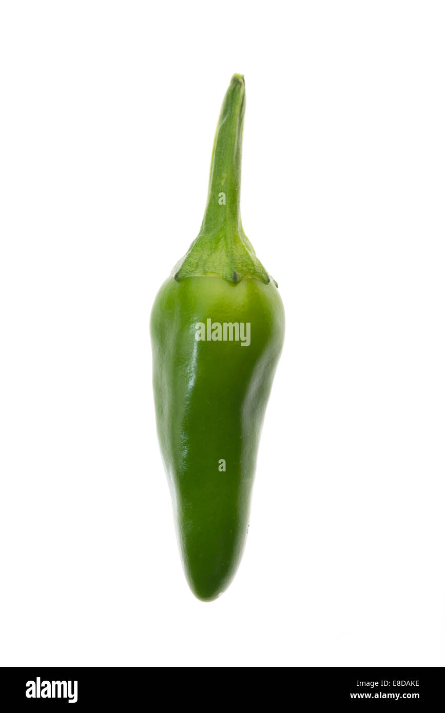 Green chili pepper Stock Photo Alamy