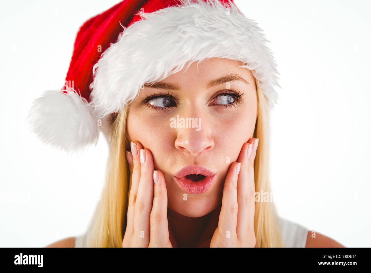Surprised blonde girl hi-res stock photography and images - Alamy