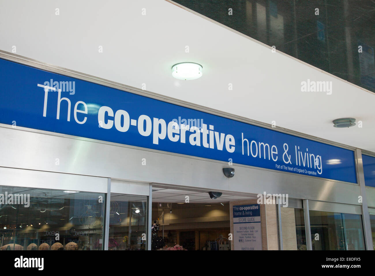 A Co-operative home & living high street branch, England, UK Stock Photo