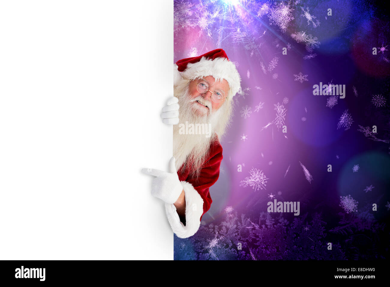 Composite image of santa claus showing Stock Photo - Alamy