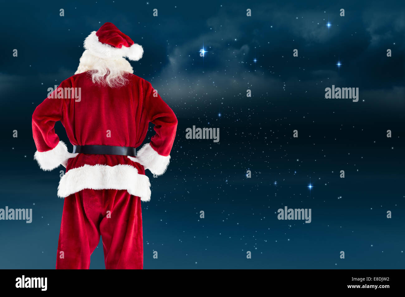 Composite image of santa claus Stock Photo - Alamy