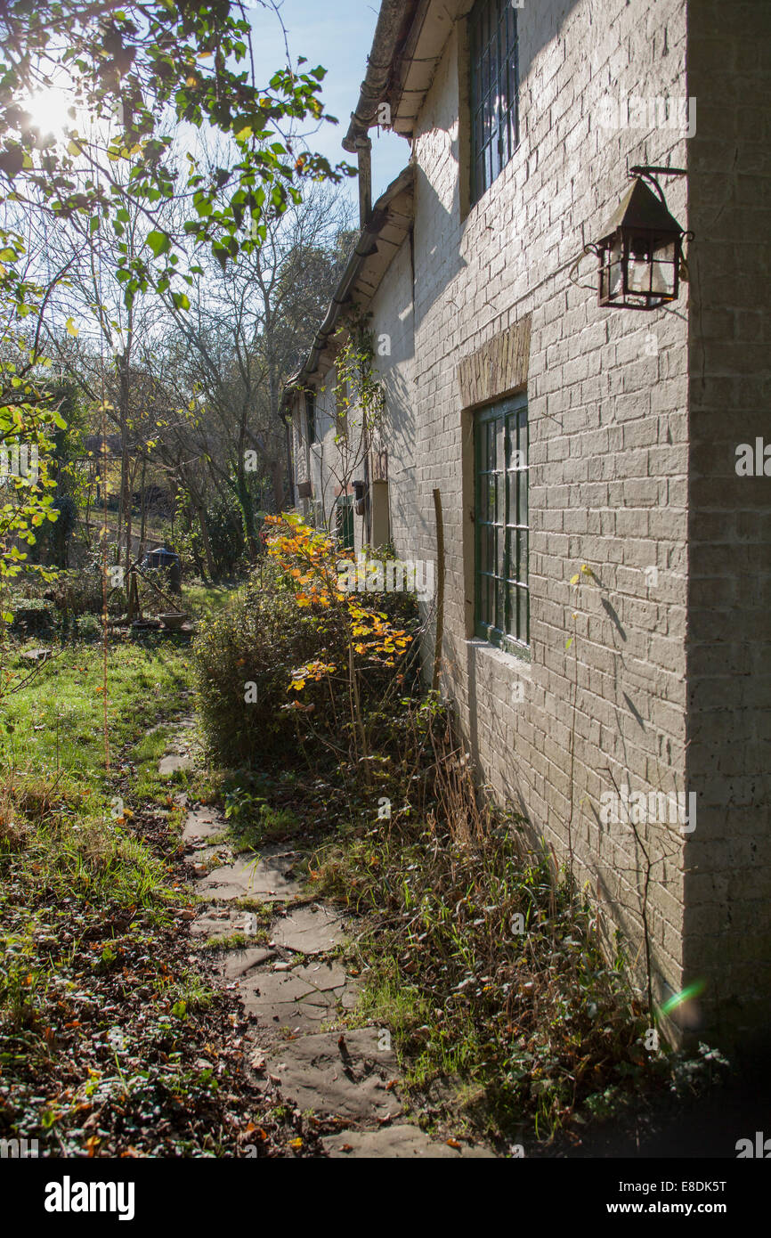 Little old cottage West Sussex England Stock Photo