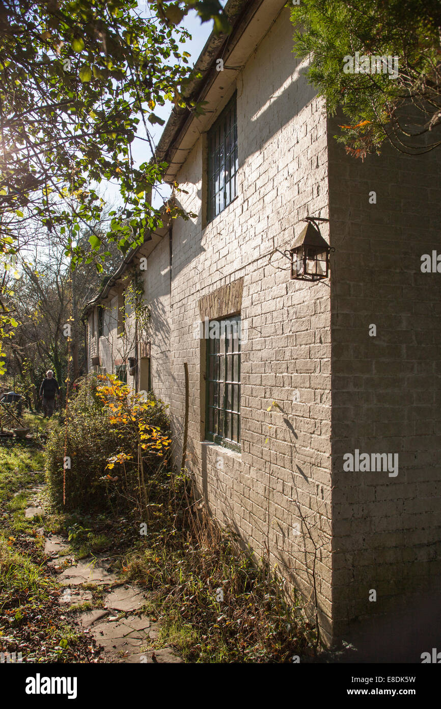 Little old cottage West Sussex England Stock Photo