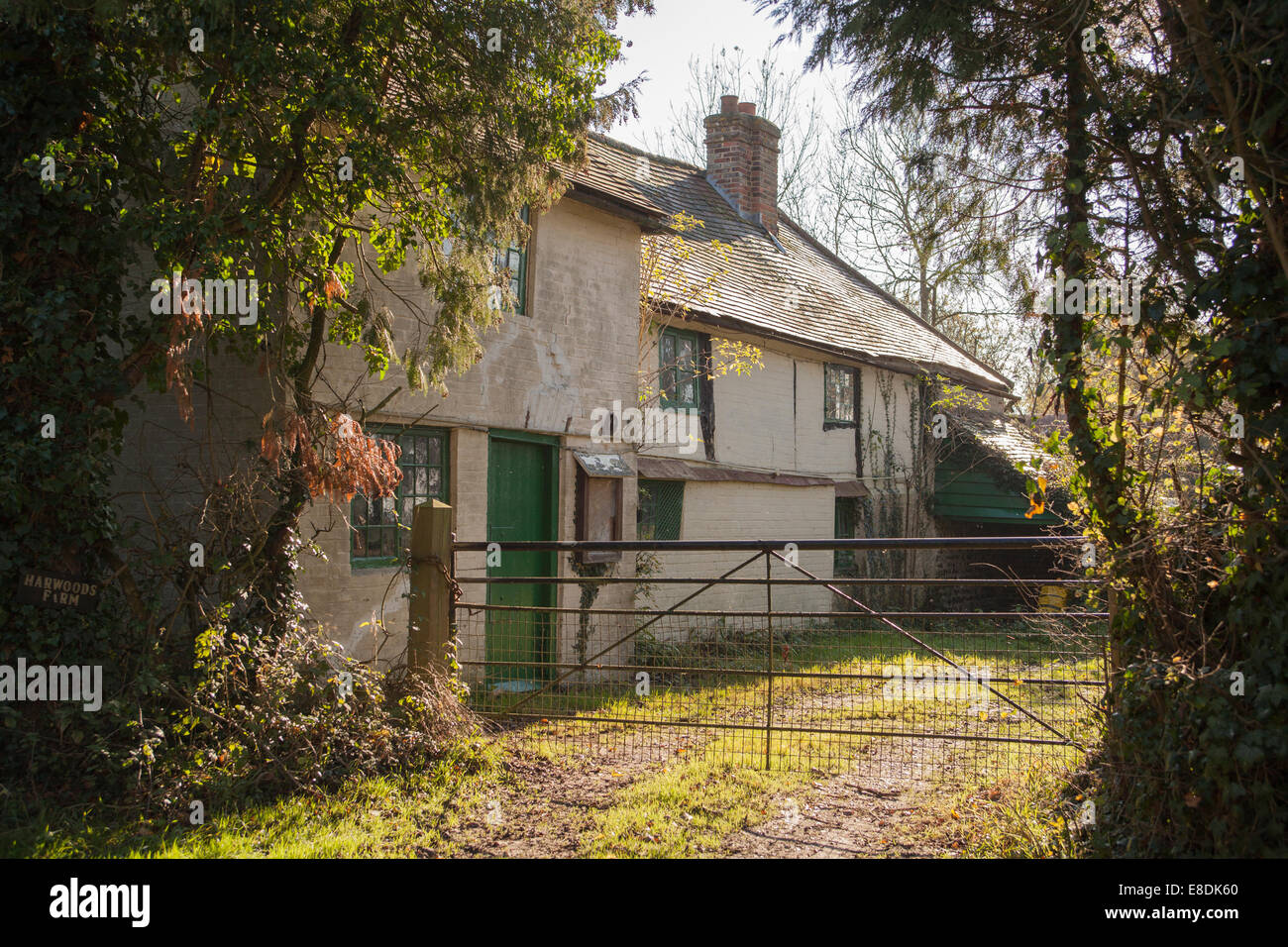 Little old cottage West Sussex England Stock Photo