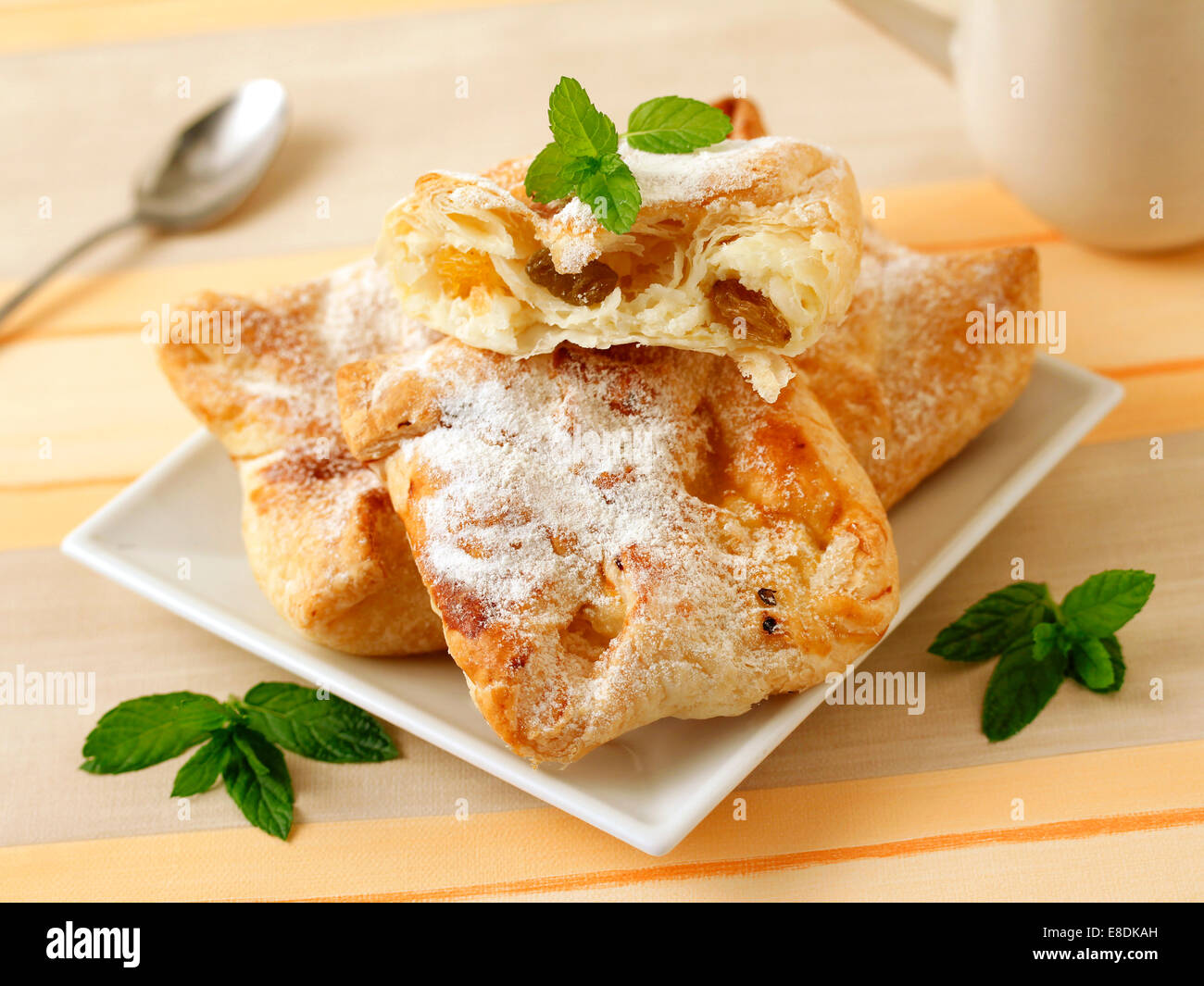 Wrapper Raisins Wrapped cheese and raisins. Recipe available Stock Photo - Alamy