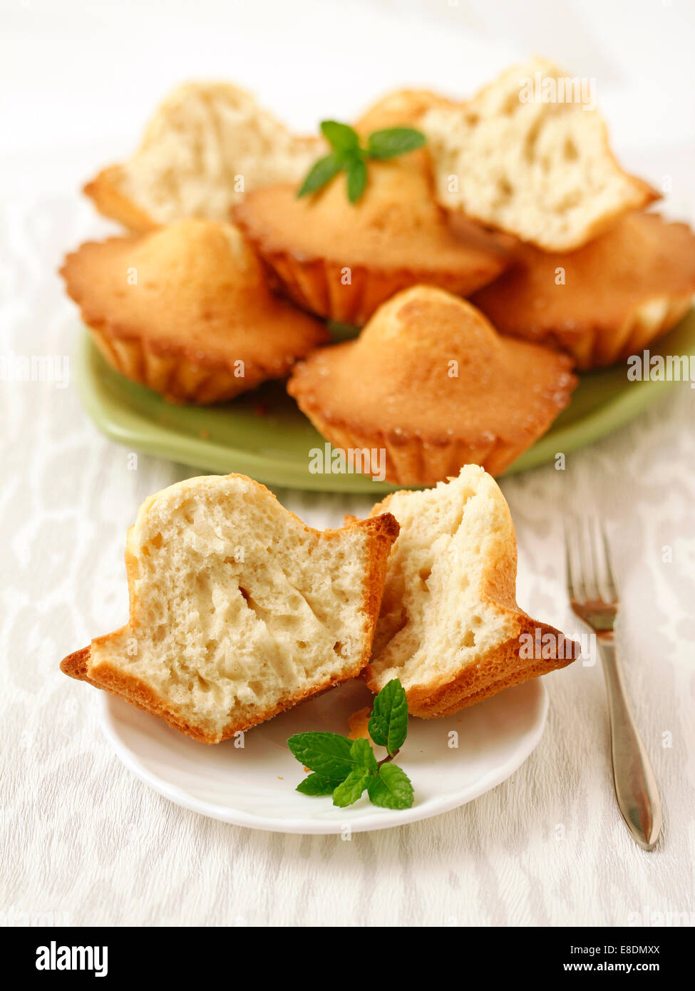 Homemade muffins. Recipe available. Stock Photo