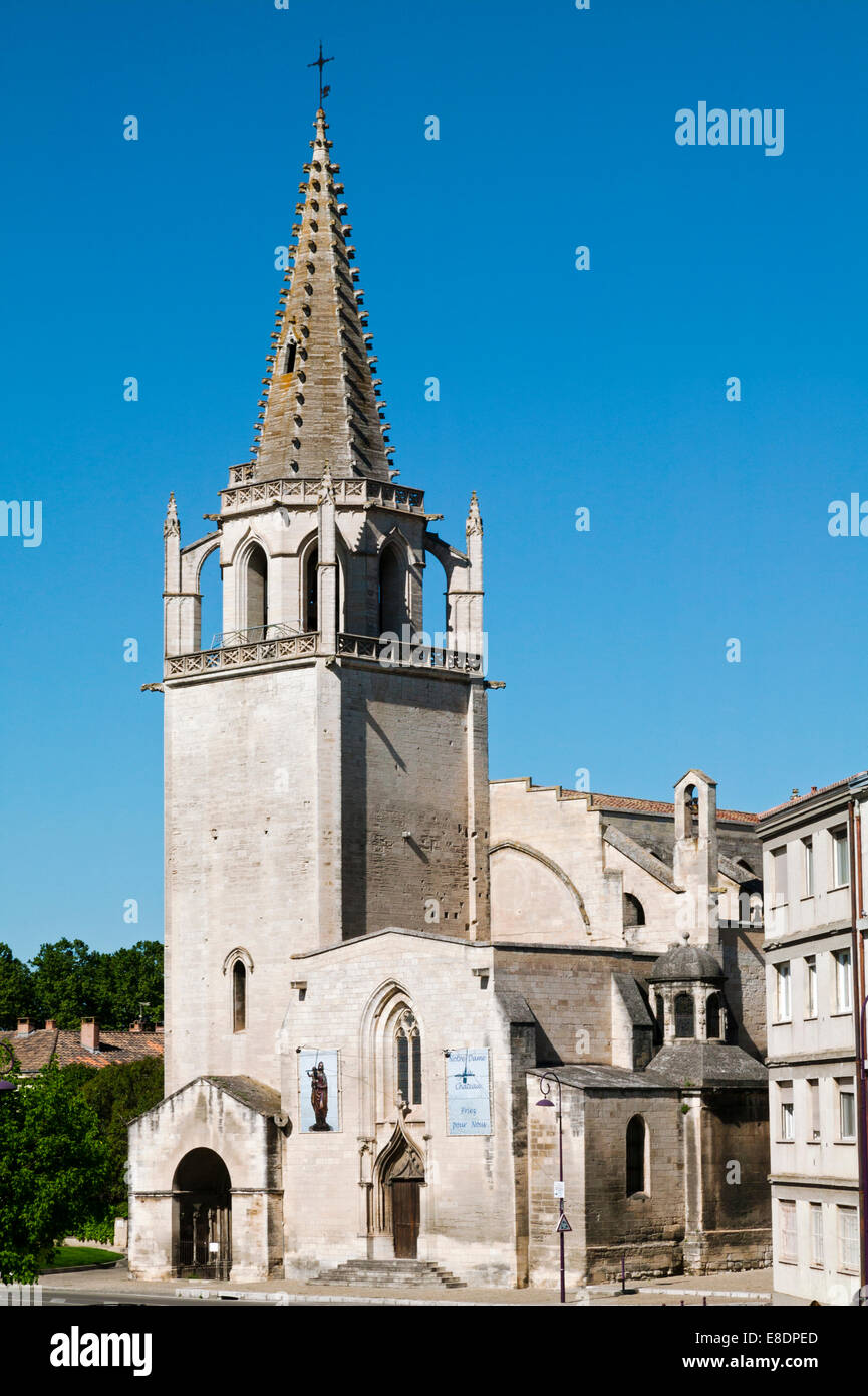 Saint Martha Collegiate,Tarascon,Bouches du Rhone, Provence,France Stock Photo