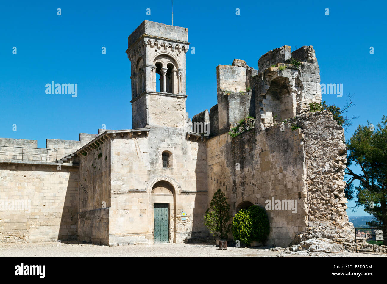 The Medieval Castle,Beaucaire,Gard,Languedoc Roussillon,France Stock Photo