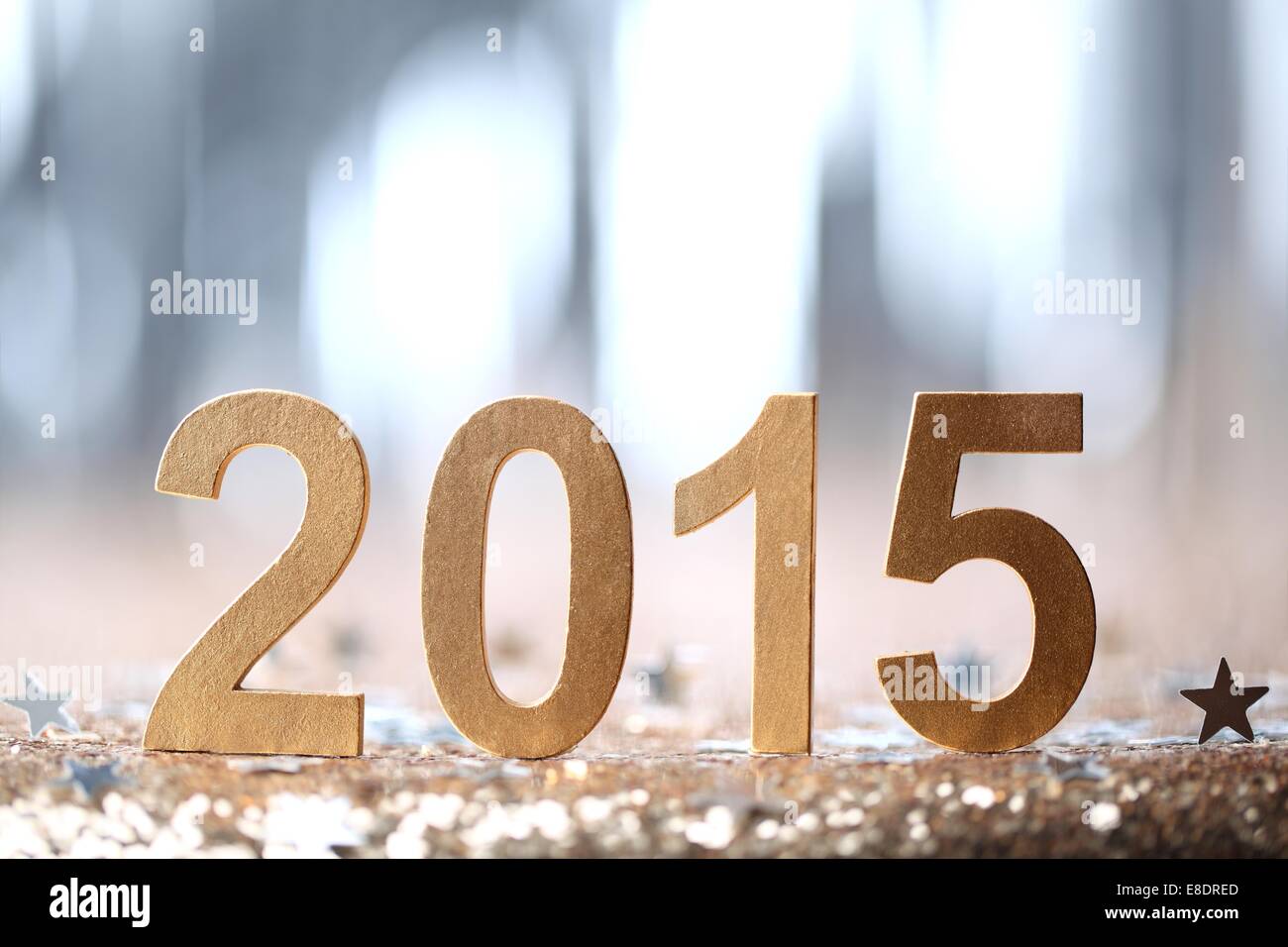 New year decoration,2015. Stock Photo